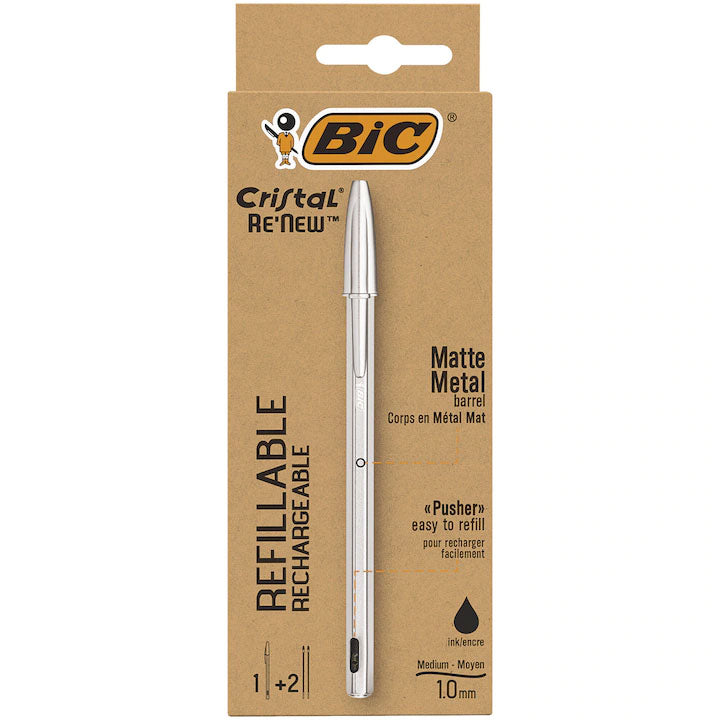 PIX METALIC CU MECANISM NEGRU + 2 REZERVE BIC PIX METALIC CU MECANISM NEGRU + 2 REZERVE BIC